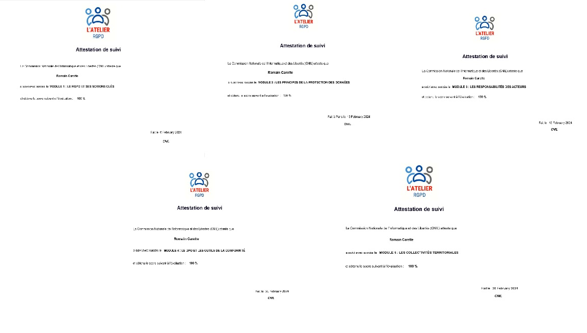 Certification CNIL